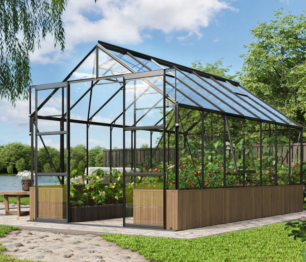 Vitavia Gewächshaus Cassiopeia 11500 ESG, ca. B257/H249/T448 cm