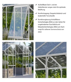 Vitavia Gewächshaus Cassiopeia 11500, ESG/NSG