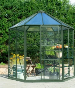 Vitavia Gewächshaus Luna 4500, inkl. Stahlfundamentrahmen, ca. B253/H263/T221 cm