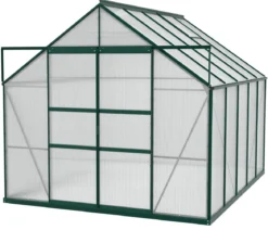 Vitavia Gewächshaus Neptun Plus 8300 HKP, inkl. Stahlfundamentrahmen, ca. B257/H238/T321 cm
