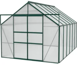 Vitavia Gewächshaus Neptun Plus 9900 HKP, inkl. Stahlfundamentrahmen, ca. B257/H238/T383 cm
