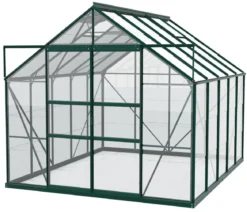 Vitavia Gewächshaus Neptun Plus 8300 ESG, inkl. Stahlfundamentrahmen, ca. B257/H238/T321 cm