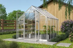 Vitavia Gewächshaus Orbit 6700, ESG/HKP, inkl. Stahlfundamentrahmen