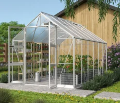 Vitavia Gewächshaus Orbit 9900, ESG/NSG, inkl. Stahlfundamentrahmen