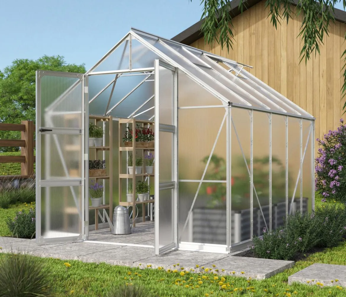 Vitavia Gewächshaus Orbit 8300, HKP, inkl. Stahlfundamentrahmen