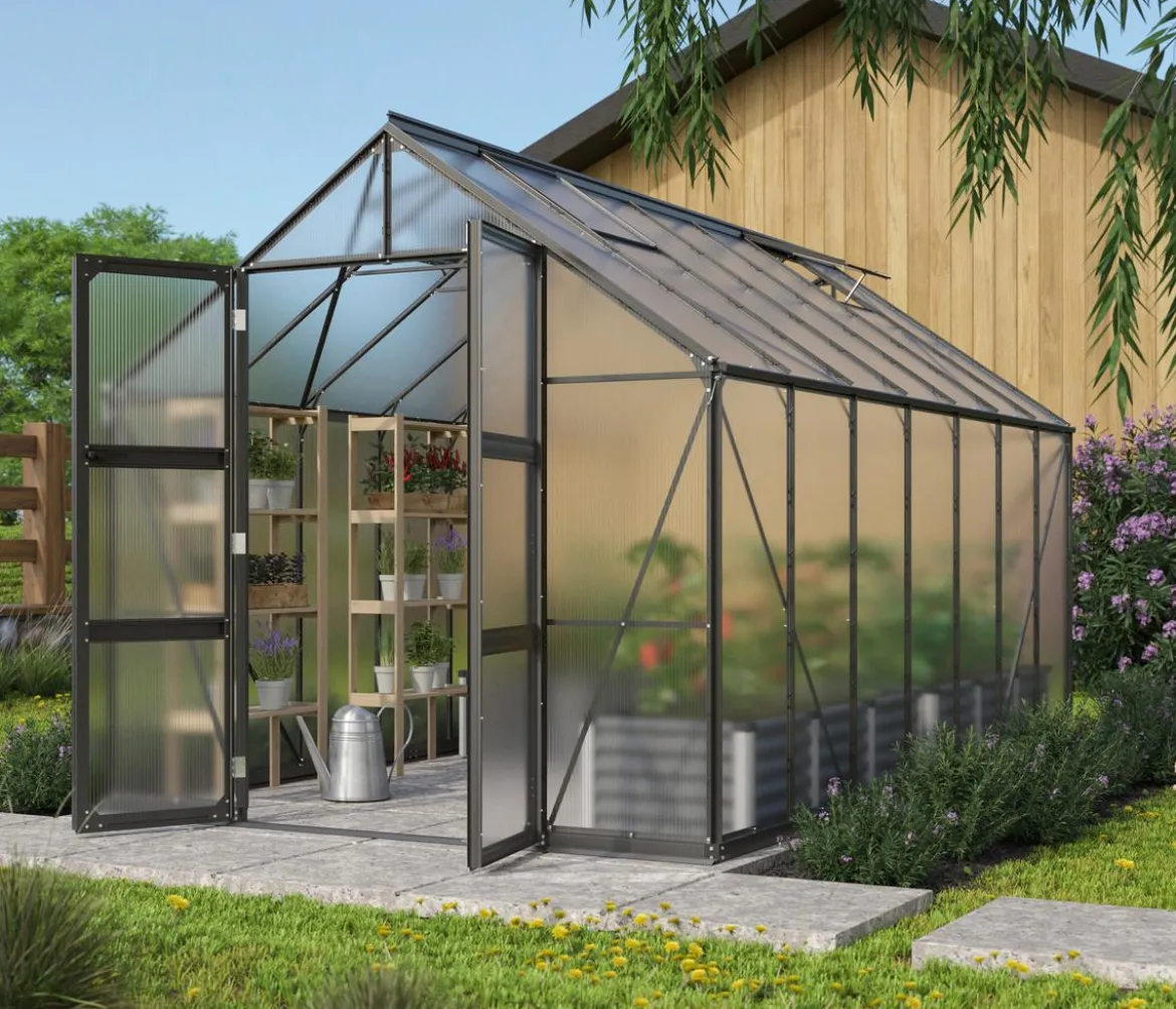 Vitavia Gewächshaus Orbit 11500, HKP, inkl. Stahlfundamentrahmen