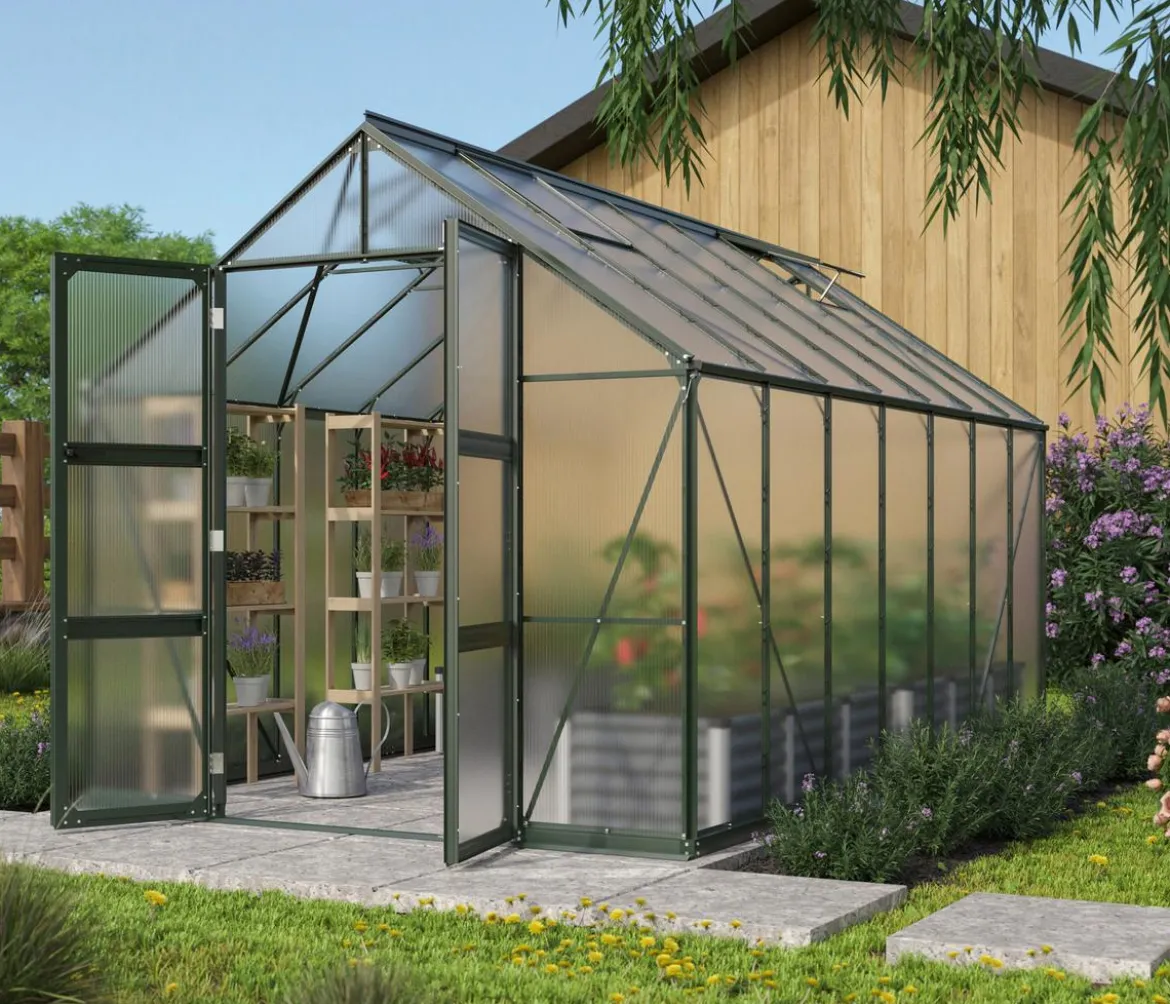 Vitavia Gewächshaus Orbit 11500, HKP, inkl. Stahlfundamentrahmen