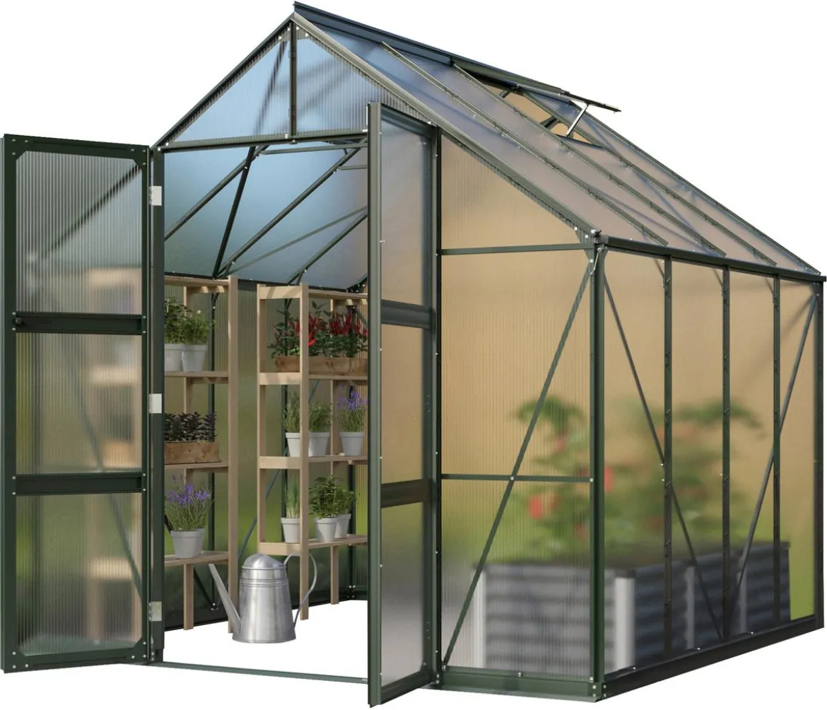 Vitavia Gewächshaus Orbit 6700, HKP, inkl. Stahlfundamentrahmen