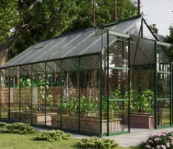 Vitavia Gewächshaus Phönix 11500 ESG/NSG, inkl. Stahlfundamentrahmen, ca. B257/H254/T448 cm