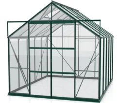 Vitavia Gewächshaus Phönix 8300 ESG/HKP, inkl. Stahlfundamentrahmen, ca. B257/H254/T324 cm