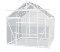 Vitavia Gewächshaus Phönix 6700 ESG/HKP, inkl. Stahlfundamentrahmen, ca. B257/H254/T261 cm