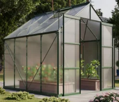 Vitavia Gewächshaus Phönix 6700 HKP, inkl. Stahlfundamentrahmen, ca. B257/H254/T261 cm