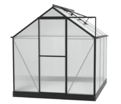 Vitavia Gewächshaus Pluto 4600 HKP, inkl. Stahlfundamentrahmen, ca. B198/H208/T229 cm