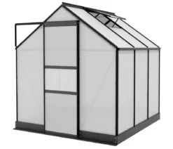 Vitavia Gewächshaus Pontos 3800 HKP 4 mm, inkl. Stahlfundamentrahmen, ca. B195/H199/T207 cm