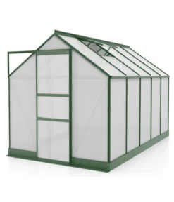Vitavia Gewächshaus Pontos 6200, HKP 6 mm, inkl. Stahlfundamentrahmen