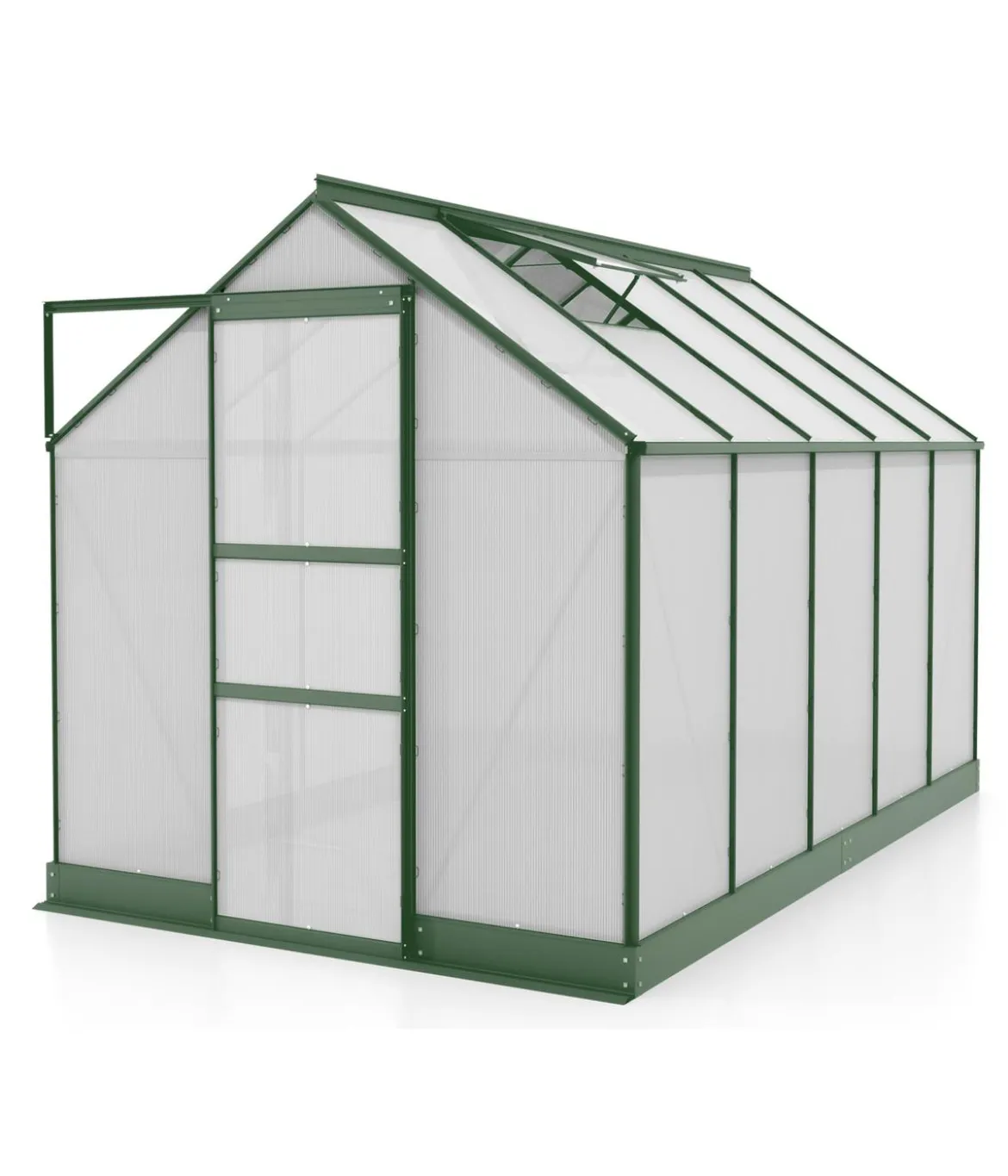Vitavia Gewächshaus Pontos 6200, HKP 6 mm, inkl. Stahlfundamentrahmen