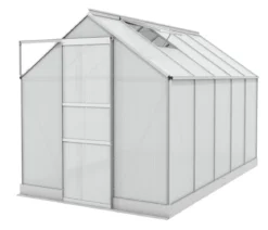 Vitavia Gewächshaus Pontos 6200 HKP 4 mm, inkl. Stahlfundamentrahmen, ca. B195/H207/T324 cm