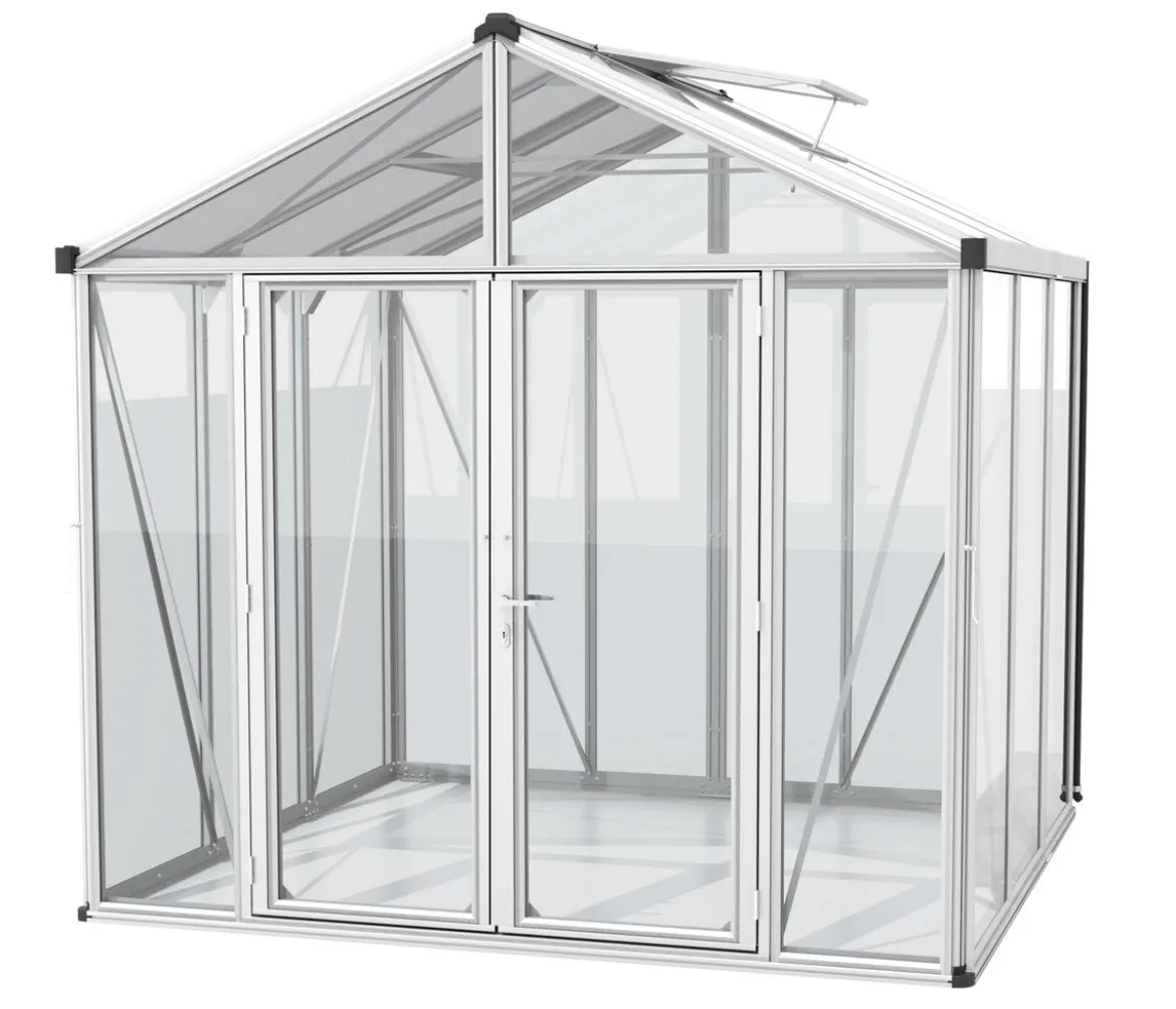 Vitavia Gewächshaus Poseidon 6200 ESG/HKP, ca. B258/H250/T242 cm