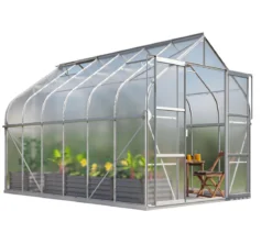 Vitavia Gewächshaus Saturn 9900 HKP, inkl. Stahlfundamentrahmen, ca. B264/H255/T383 cm