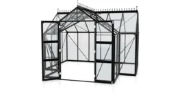 Vitavia Gewächshaus Stellar, ESG, inkl. Stahlfundamentrahmen