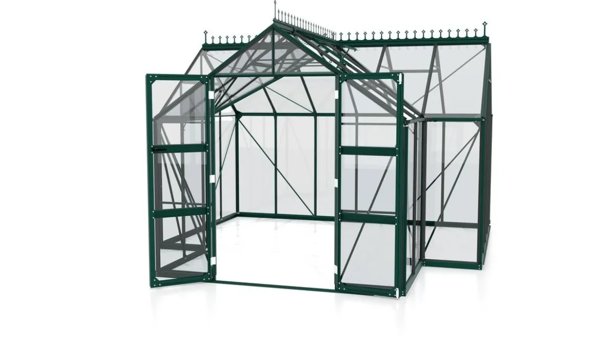 Vitavia Gewächshaus Stellar, ESG, inkl. Stahlfundamentrahmen
