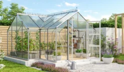 Vitavia Gewächshaus Stellar, ESG/NSG, inkl. Stahlfundamentrahmen