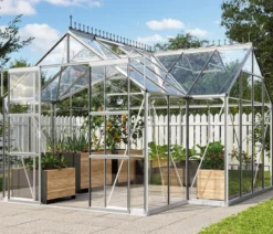 Vitavia Orangerie Minerva ESG, inkl. Stahlfundamentrahmen, ca. B383/H254/T383 cm