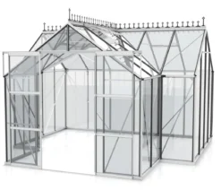 Vitavia Orangerie Minerva ESG, inkl. Stahlfundamentrahmen, ca. B383/H254/T383 cm