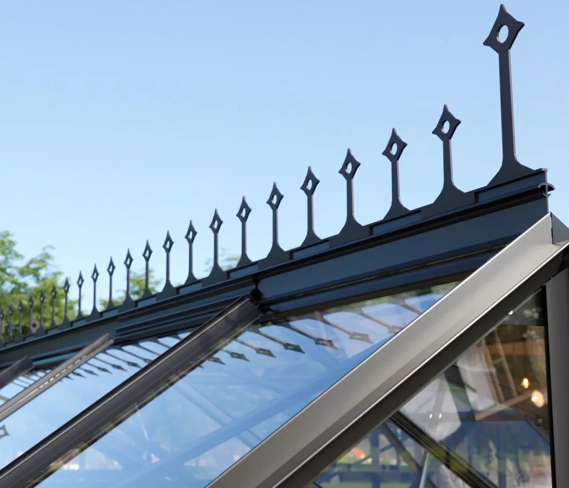 Vitavia Orangerie Minerva ESG, inkl. Stahlfundamentrahmen, ca. B383/H254/T383 cm