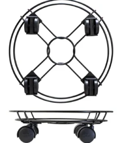 Wagner Pflanzenroller Draht, Ø 30 cm, schwarz