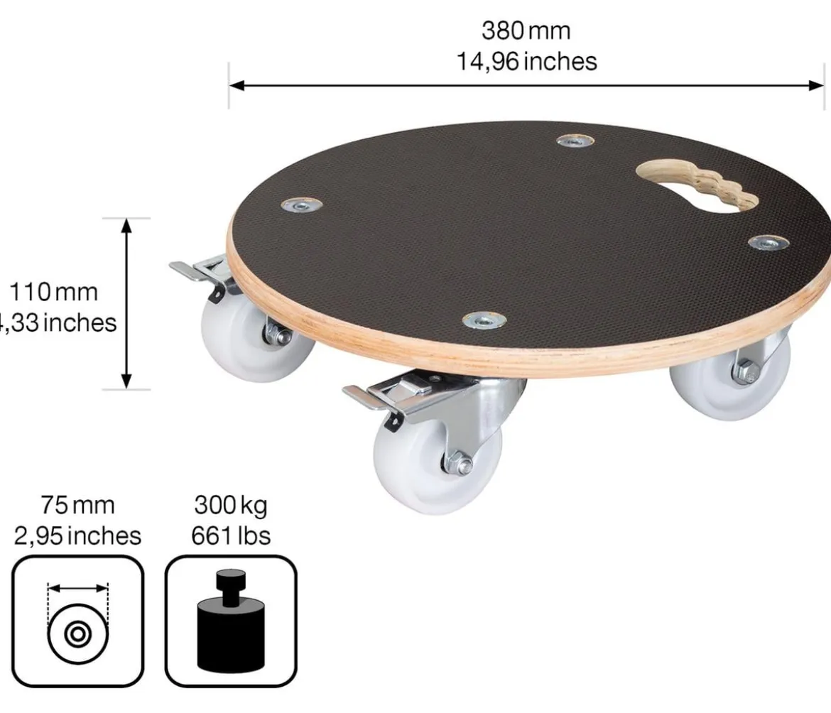 Wagner Pflanzroller MaxiGrip, Ø 38 cm
