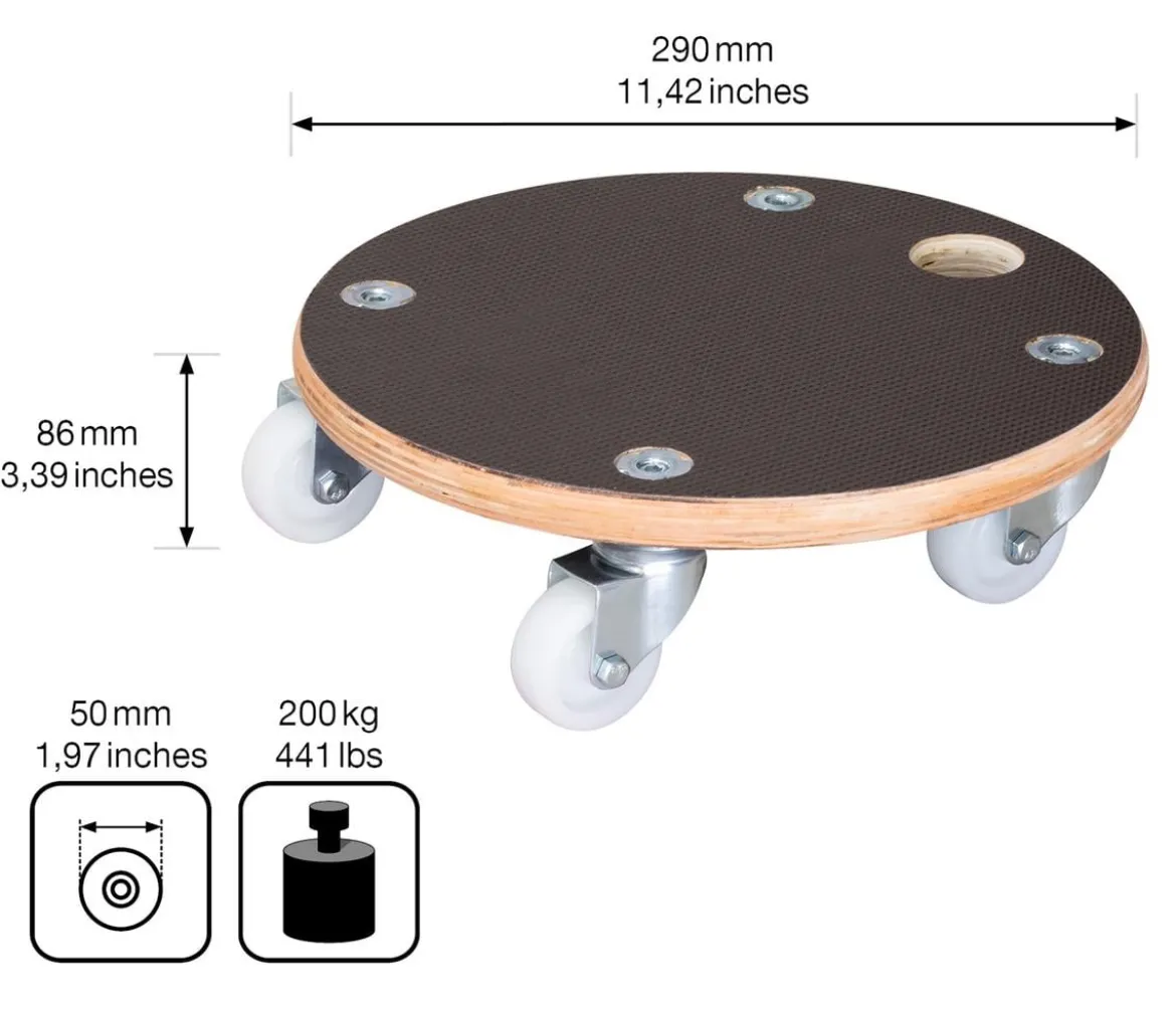 Wagner Pflanzroller Multiplexplatte, ca. Ø29/H8,5 cm