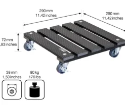 Wagner WPC-Pflanzroller, ca. B29/H7/T29 cm
