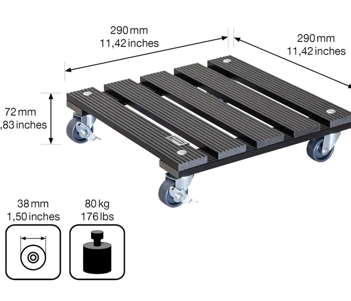 Wagner WPC-Pflanzroller, ca. B29/H7/T29 cm