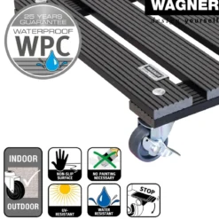 Wagner WPC-Pflanzroller, ca. B29/H7/T29 cm
