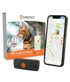 Weenect XS GPS-Tracker für Katzen, ca. B6,05/H2,45/T1,5 cm