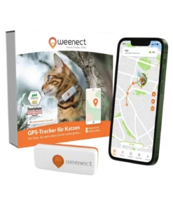 Weenect XS GPS-Tracker für Katzen, ca. B6,05/H2,45/T1,5 cm