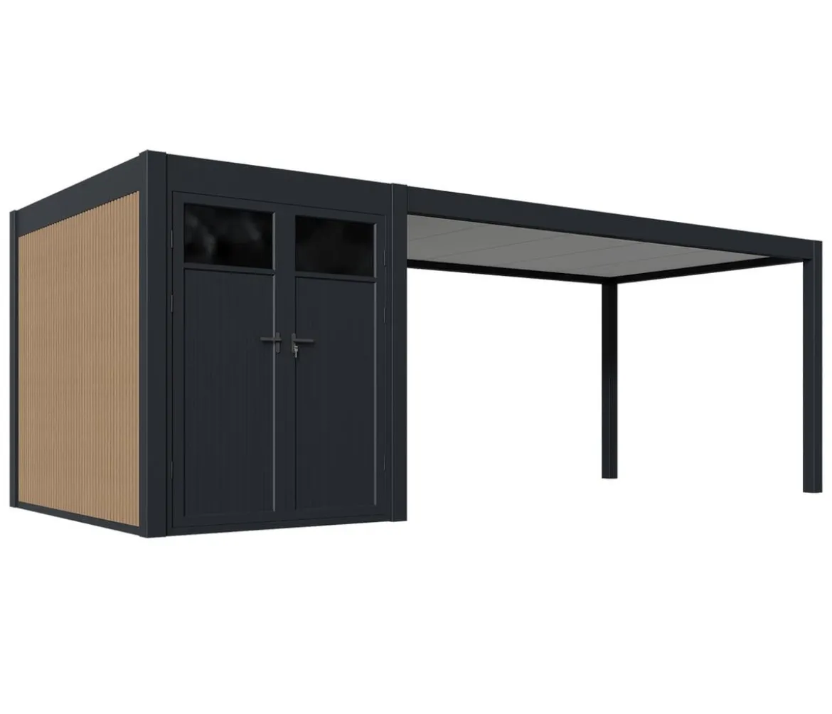 Weide Carport Alu/Stahl, ca. B720/H255/T300 cm