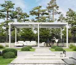 Weide Classic Pergola 3x6 Alu-Stahl, ca. B600/H255/T300 cm