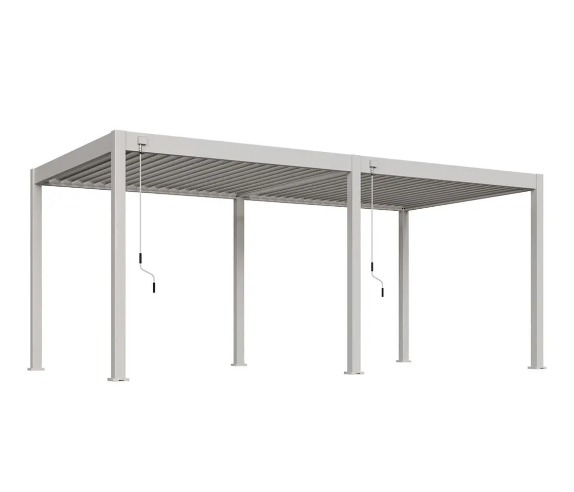 Weide Classic Pergola 3x6 Alu-Stahl, ca. B600/H255/T300 cm