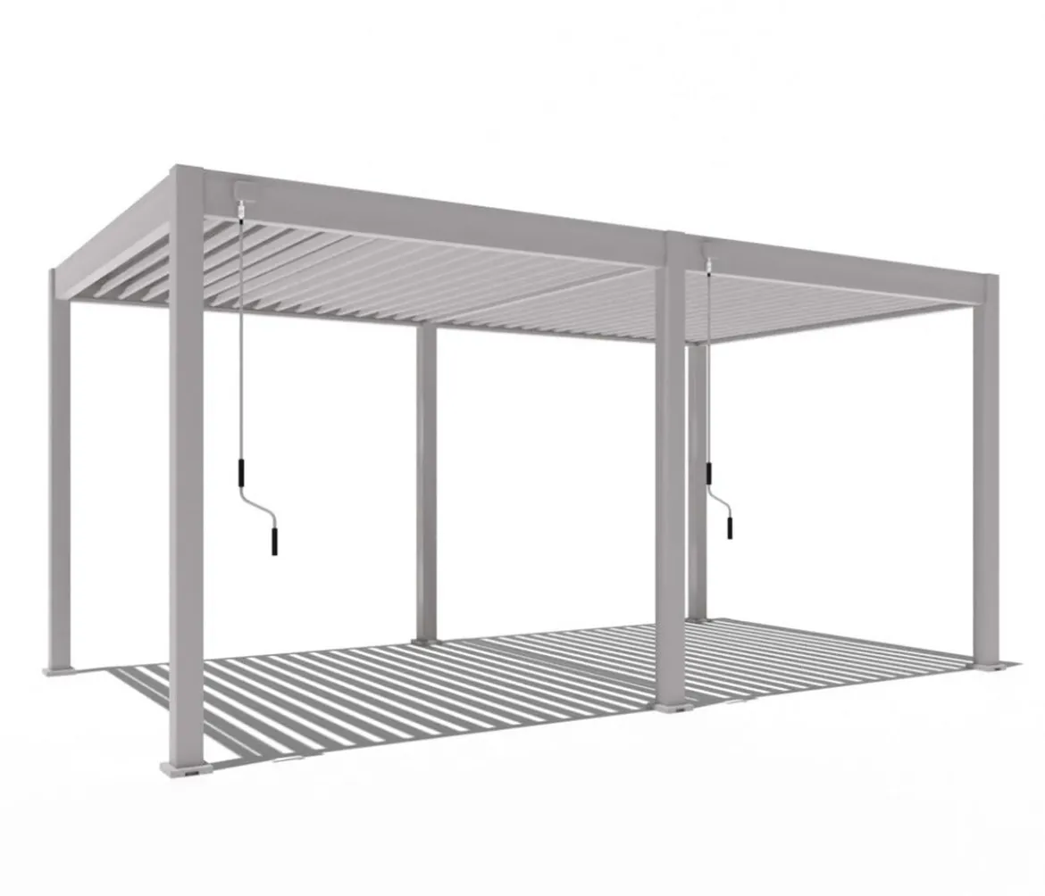 Weide Classic Pergola 3x5,3 Alu-Stahl, ca. B530/H255/T300 cm