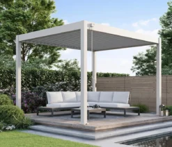 Weide Classic Pergola 3x3,6 Alu-Stahl, ca. B360/H255/T300 cm