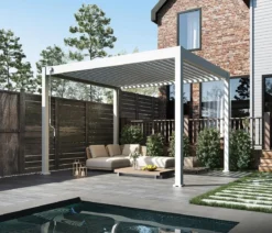 Weide Classic Pergola 3x3,6 Alu-Stahl, ca. B360/H255/T300 cm