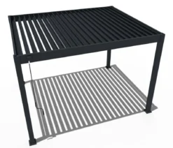 Weide Classic Pergola 3x3,6 Alu-Stahl, ca. B360/H255/T300 cm