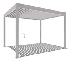 Weide Classic Pergola 3x3,6 Alu-Stahl, ca. B360/H255/T300 cm