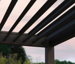 Weide Classic Pergola 3x3,6 Alu-Stahl, ca. B360/H255/T300 cm