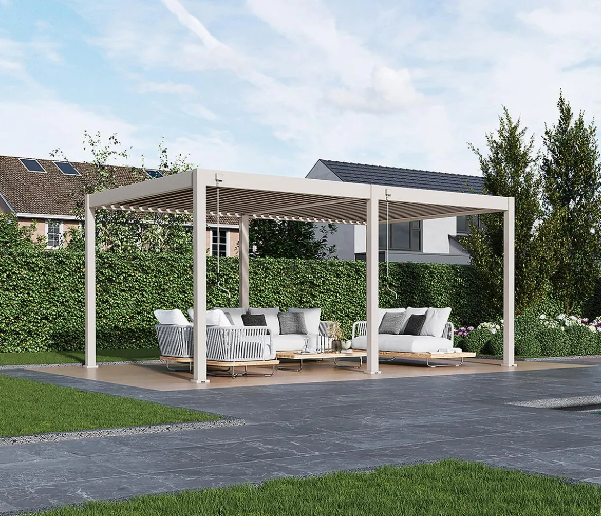 Weide Deluxe Pergola Voll-Alu, ca. B530/H255/T360 cm