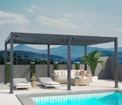 Weide Deluxe Pergola Voll-Alu, ca. B600/H255/T300 cm