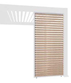 Weide Horizontales Seitenwand-Paneel, Holzoptik, ca. B93/H236 cm
