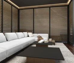 Weide Horizontales Seitenwand-Paneel, Holzoptik, ca. B123/H236 cm